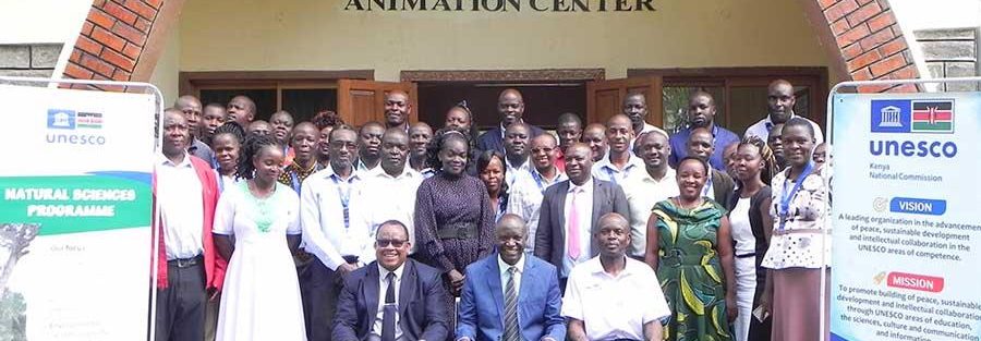 TVET Trainers poses for a group photo during the capacity building workshop for TVET Trainers on emerging technologies