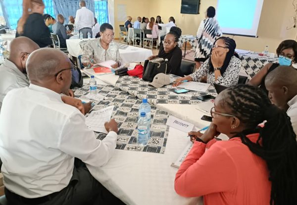 Group discussion during the ESD Action research orientation workshop