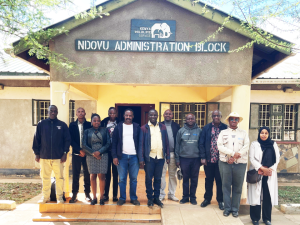 Stakeholders paid a courtesy call to the KWS Offices at the Amboseli National park
