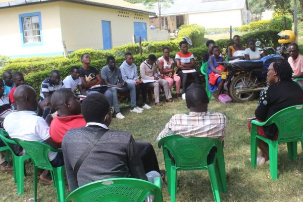 An active session during the Macalder UNESCO Club Community engagement forum