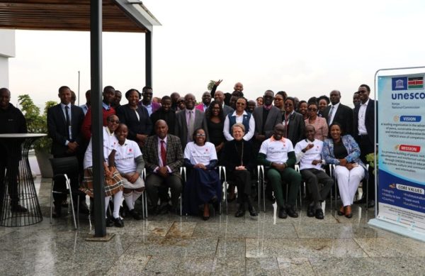 Group photo taken during the phase II launch for the UNESCO-CODEMAO Youth Coding Initiative
