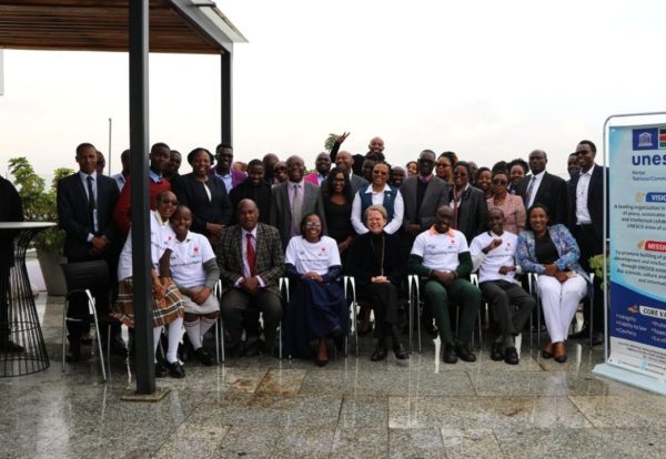 Group photo taken during the phase II launch for the UNESCO-CODEMAO Youth Coding Initiative
