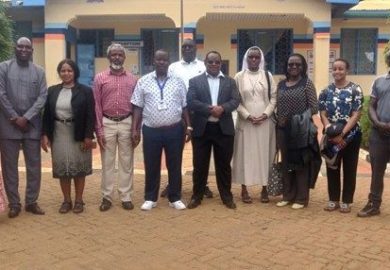 KNATCOM staff and the management of Taita Taveta National Polytechnic
