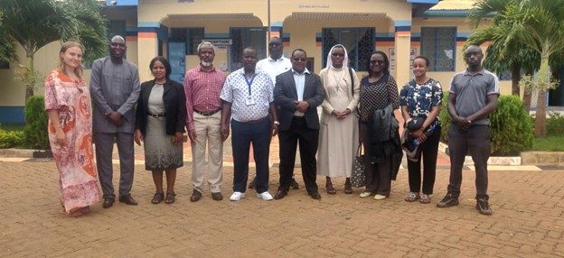 KNATCOM staff and the management of Taita Taveta National Polytechnic