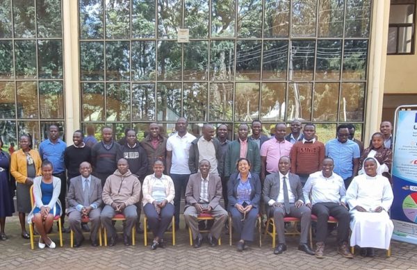 TVET Trainer of trainers during the capacity building Training workshop on Emerging Technologies, Kisii County.