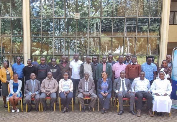 TVET Trainer of trainers during the capacity building Training workshop on Emerging Technologies, Kisii County.