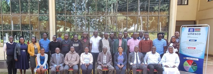 TVET Trainer of trainers during the capacity building Training workshop on Emerging Technologies, Kisii County.