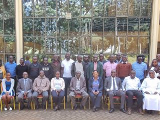 TVET Trainer of trainers during the capacity building Training workshop on Emerging Technologies, Kisii County.