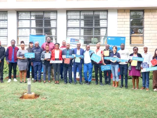Ministry of Education officials, UNESCO, KNATCOM Staff, and BOE Technologies team during the during the Windows to STEM initiative worrkshop