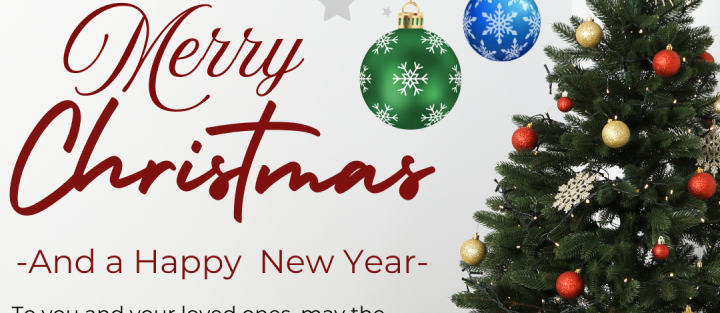 Merry Christmas and a Happy New year 2026
