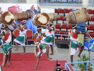 Sangwamahoro Burundi Dancers perform during the International Mother Language day 2026 at KU