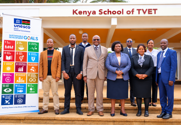 KNATCOM and stakeholders at KSTVET for the UNEVOC Consultative meeting